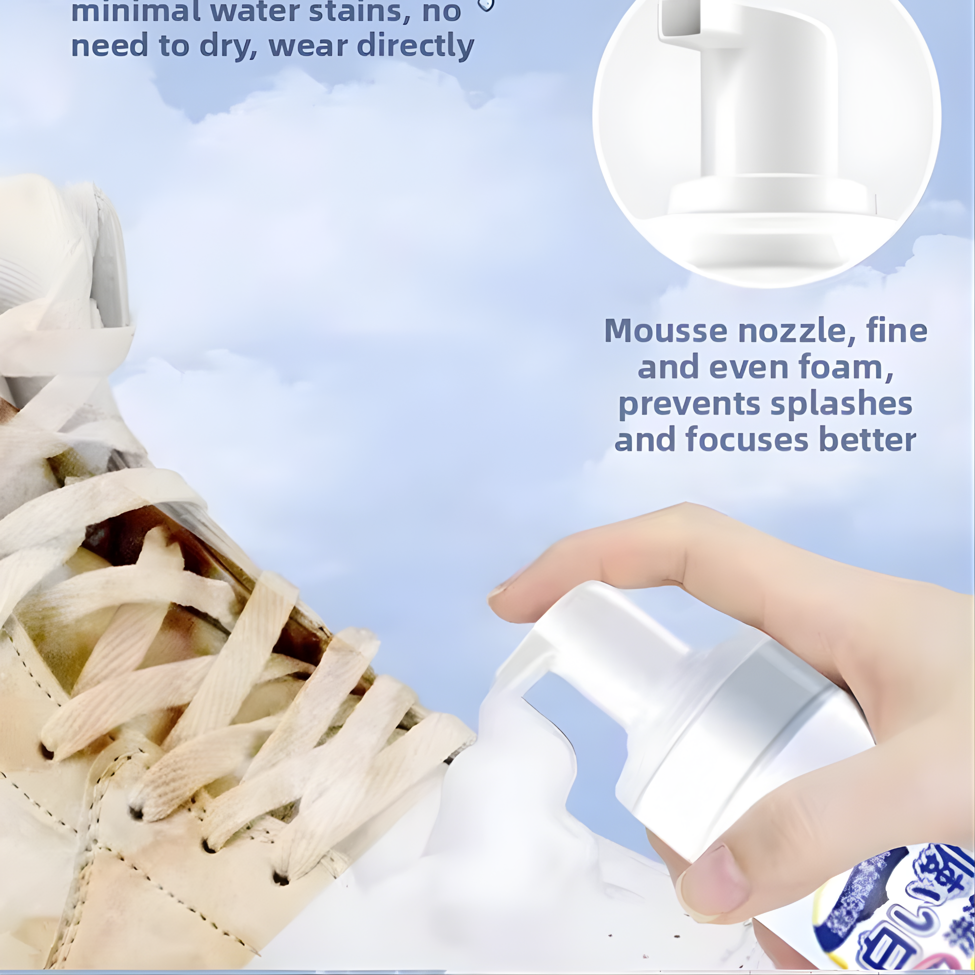 Limpiador Espuma para Zapatillas Blanca