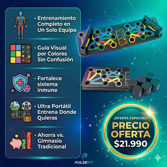 Tablero Flexiones Multifuncional Deporte